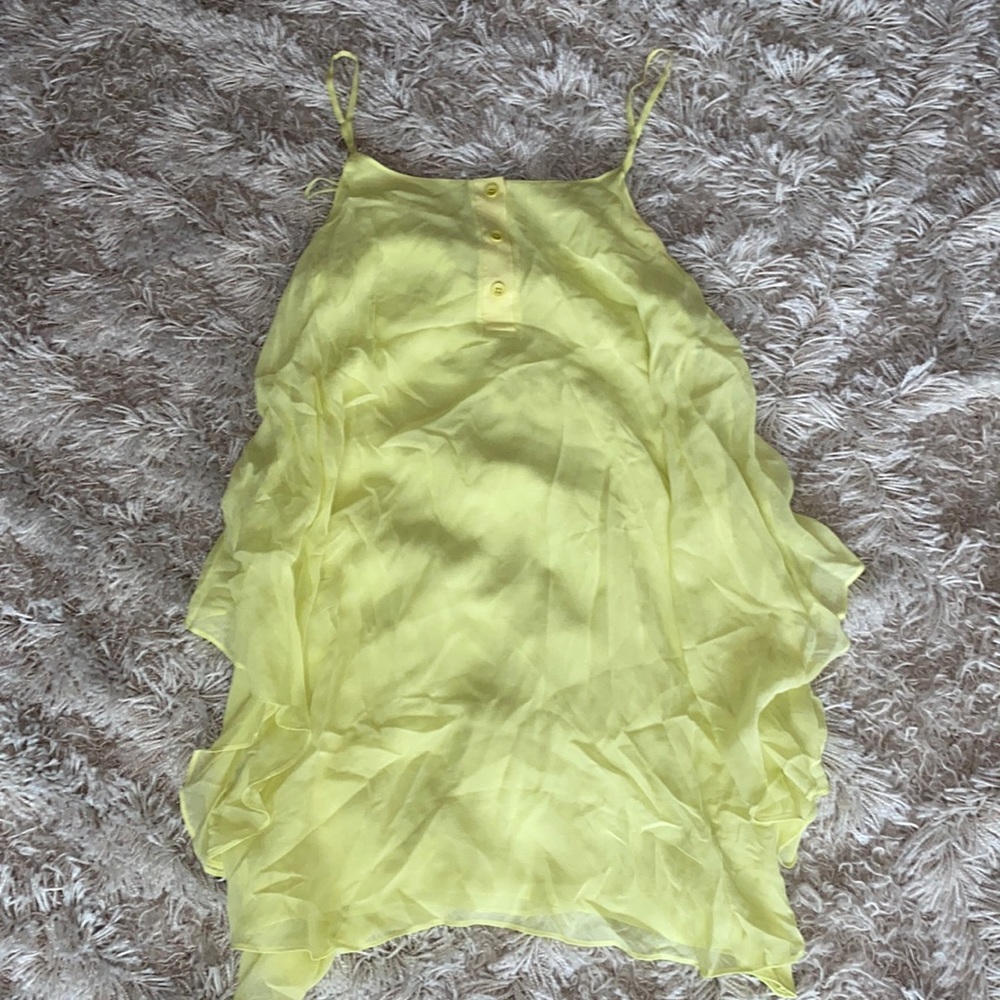 alice + olivia neon green dress